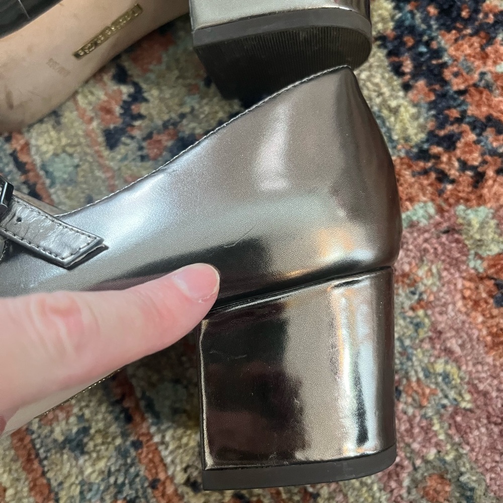 Louise et Cie Iron (Metallic) Korrie Mary Janes 8.5 - Picture 10 of 13